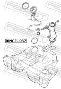 фото thumb №5, Pierżcień уплотнительный насоса топливной volvo xc90 2003- | ringfl-037 febe