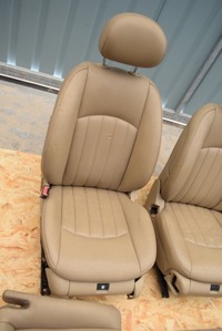 фото thumb №15, Mercedes w219 оббивка сидіння сидіння uk шкіра комплект