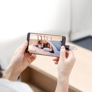 BASEUS MINI USB ADAPTER PRZEJŚCÓWKA PORT typu USB-A DO USB-C szybkie 2,4A