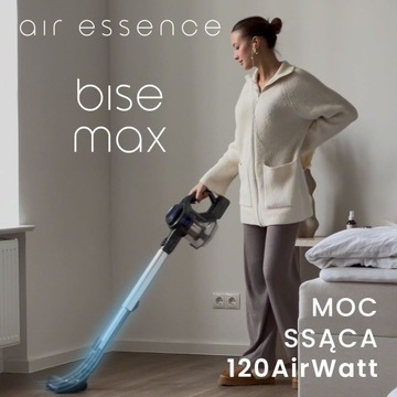 Циклонный беспроводной пылесос с вертикальным мешком Air Essence Bise Max