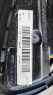 фото thumb №7, Подушка сидіння r peugeot 206+ plus 96484354zr podrapana оригінал демонтаж