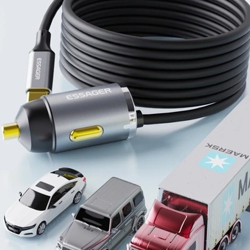 Быстрое автомобильное зарядное устройство USB 20 Вт QC 3.0 3A