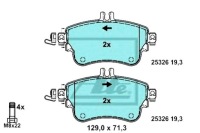 фото thumb №1, Ate гальмівні колодки гальмівні керамічні mercedes a w176