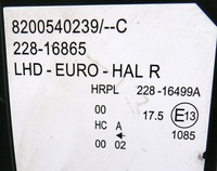 фото thumb №6, Renault modus фара правый 8200540239 222