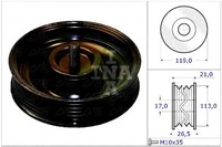 фото thumb №1, Ina ролик ремень hyundai accent ii 1.5 crdi lc