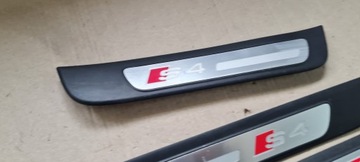 фото thumb №9, S4 b8 рестайлінг a4 планка планки порогові накладки sline 4x перед зад