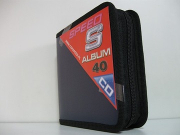 ЧЕХОЛ НА 40 CD DVD ТЕМНО-СИНИЙ ЭКОКОЖА