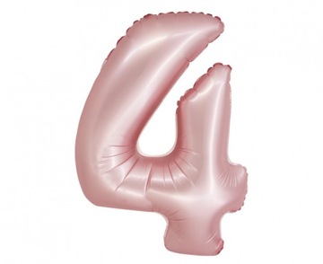 Balon foliowy Smart Cyfra 9 j. różowa matowa 76 cm