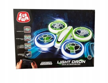 Elefun Dron ze światłami LED