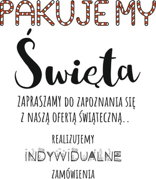 Naklejki Świąteczne prezentów 96 szt kraft EKO
