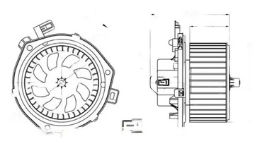 фото thumb №1, Воздуходувка вентилятор воздуховод 34280 nrf iveco
