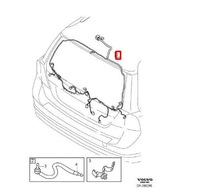 фото thumb №7, Джгут трубопровід задній кришки volvo xc70 mk2 31296879 оригінальна