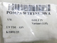 Насос впрыскная vw golf iv 1.9 tdi 038130107d 0460404977 Киев, фото thumb