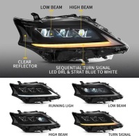 фото thumb №10, Фары лампы kpl vland led тюнинг чёрный lexus rx iii 3 рестайлинг 2012-15 z24