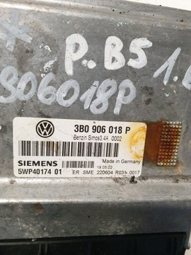 фото thumb №5, Компьютер блок управления двигателя vw passat b5 3b0906018p