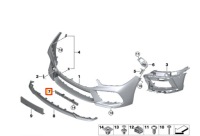 фото thumb №9, Bmw 8 cabrio m f91 защита передней отсек двигателя 51118469697