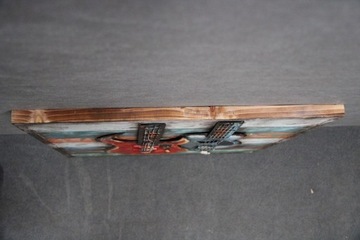 OBRAZ Gitary 3D Drewno Metal Trójwymiarowy Gitara