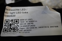 фото thumb №10, Кришка багажника лампи борт бампер bmw x7 g07 a96