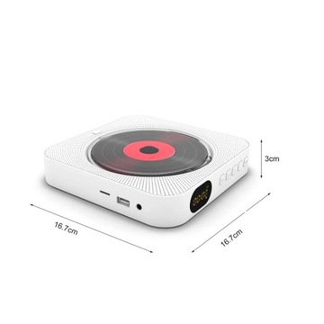 ПОРТАТИВНЫЙ CD-ПЛЕЕР РАДИО BLUETOOTH ДИНАМИК С ПУЛЬТОМ ДИСТАНЦИОННОГО ПОДАРКА