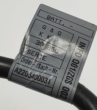 фото thumb №3, Клемма минусовая mercedes sl r230 a2205400031