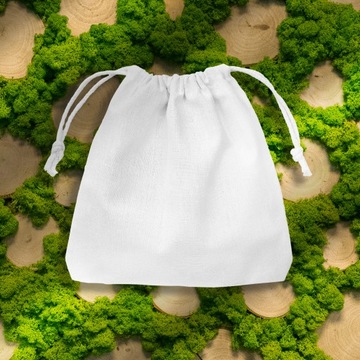 Авоська из ЭКО хлопка, белая, 20х25см, 220г