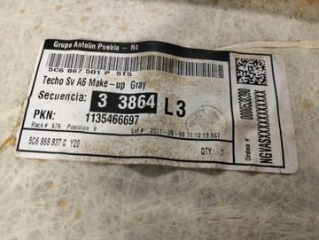 фото thumb №14, Vw jetta vi 5c стеля sedan 5c6867506f