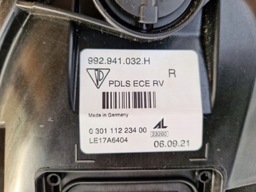 фото thumb №10, Лампа передня права ліва porsche carrera 911 992 повний led 2019- eu