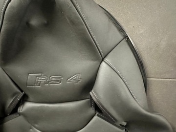 фото thumb №7, Кожа сиденья перед recaro audi rs4 soul metallica