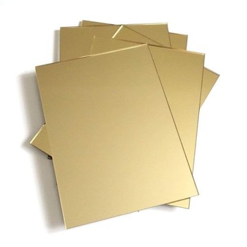 Оргстекло GOLD MATT 20X30 3мм GOLD