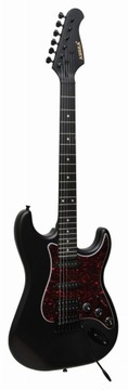 GITARA ELEKTRYCZNA STRATOCASTER AMBRA ST-2 + WZMACNIACZ + AKCESORIA