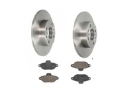 фото thumb №1, Гальмівні диски + гальмівні колодки перед fiat panda ii punto i ii