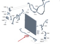 фото thumb №1, Mb gle w167 насос to шатун point охлаждающая жидкость line a1675019002