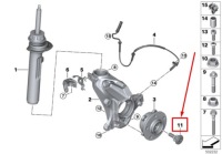 Болт osi mini cooper f55 ze пружина 33406858534 6858534 Цена, фото thumb