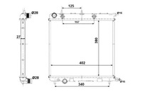 фото thumb №1, Nrf радіатор двигуна citroen c2 c2 enterprise c3