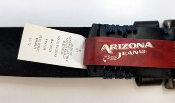 Pasek dziecięcy Pas do spodni ARIZONA JEAN Dziecko r. S 6/7 lat CZARNY