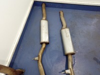 S klasa w223 4.0 v8 biturbo глушители выхлоп конечный средний a2234914400 Недорого, фото thumb