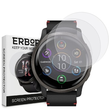 3 ЗАЩИТНЫХ ГИДРОГЕЛЕВЫХ ФОЛЬГИ ДЛЯ GARMIN VENU 2 + УСТАНОВОЧНЫЙ КОМПЛЕКТ