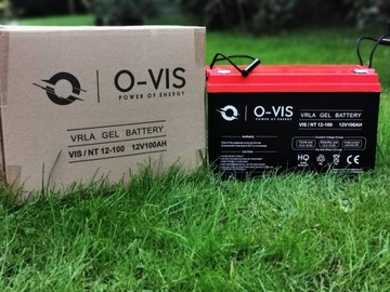 ГЕЛЕВЫЙ аккумулятор 12В 100Ач ИБП GEL OVIS VOLT CAMERA YACHT LODŹ склад UPS
