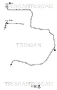 фото thumb №2, Шланг кондиционера 9010 14003 triscan nissan