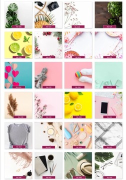 TŁA FOTOGRAFICZNE FLAT LAY 50x50 Blog Instagram