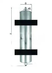 Купити Фільтр пального kl 478 knecht bmw 3 e46, фото thumb