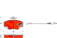 фото thumb №10, Trw gdb400 набор тормозных колодок тормозных, тормоза дисковые