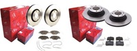 фото thumb №1, Тормозные диски тормозные колодки trw p+t citroen c5 i ii 283mm