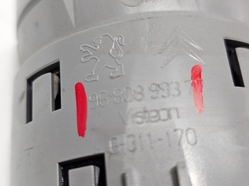 фото thumb №5, Решітка повітропровід середня citroen berlingo 1.6 hdi #5430