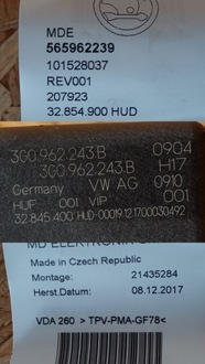 фото thumb №9, Skoda kodiaq датчик блок керування кришки багажника 565962235