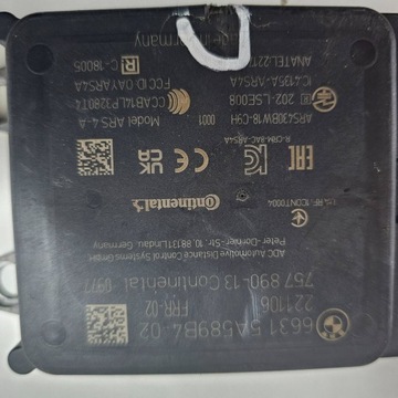 фото thumb №9, Радар датчик дистронік bmw g20 g22 g30 5a589b402