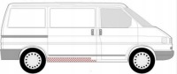 Поріг правий vw transporter t4 внутрішній 90-03 Ціна, фото thumb