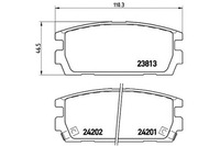 фото thumb №1, Brembo p 30 021 набір гальмівних колодок гальмівних, гальма дискові