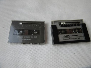 KASETY NOŚNIKI STENO CASSETTE GRUNDIG 30 DYKTAFON BDB STAN