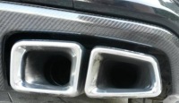 фото thumb №7, Наконечники mercedes w221 зразок amg подвійний